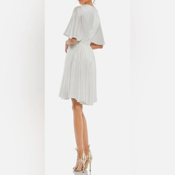 Mac Duggal White Mini Dress - Picture 3 of 10